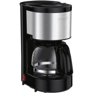 Cafeteira Elétrica Arno Perfectta Inox 600ml Jarra de Vidro 127V