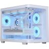 Gabinete Gamer Aerocool ATX P300C Branco Lateral Vidro [F002]