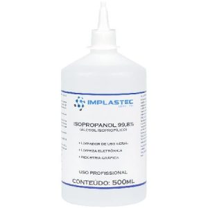 álcool Isopropílico 500ml Com Bico Aplicador