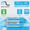 Pilha Recarregavel Aa 2500mah Cb053 - Blister Com 2