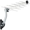 Antena Digital Externa Log Para Tv Hdtv/uhf/4k 12dbi 20 Elementos Com Kit De Instalação Lu-20-plus