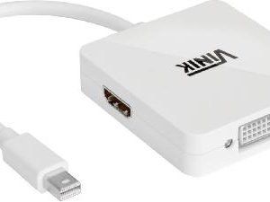 Adaptador Mini Displayport X Dvi/hdmi/displayport  3 Em 1 - Mdp-3in