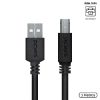 Cabo P/ Impressora Usb A 2.0 P/ Usb B 2.0 - 3 Metros - Puabm2-3