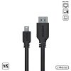 Cabo Mini Displayport Macho Para Displayport Macho V.1.2 28awg Puro Cobre 2 Metros - Pmddpm-2