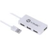 Hub Usb 2.0 Com 4 Portas E 1,2m De Cabo Branco - Huv-20b