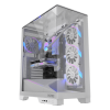 Gabinete Gamer Pcyes Forcefield Dome White Ghost - Gffdwg