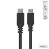 Cabo Usb Tipo-c P/ Micro Usb B 2.0 - Preto - 1 Metro - Pucmp-1