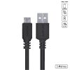Cabo Micro Usb Para Usb A 2.0 - Preto - 3 Metros - Pmuap-3
